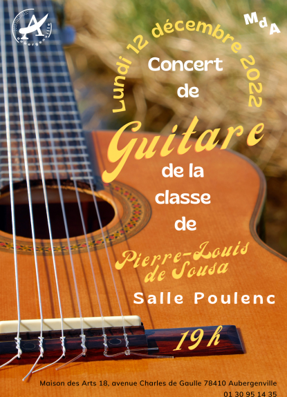 concert de la classe de Pierre-Louis de Sousa