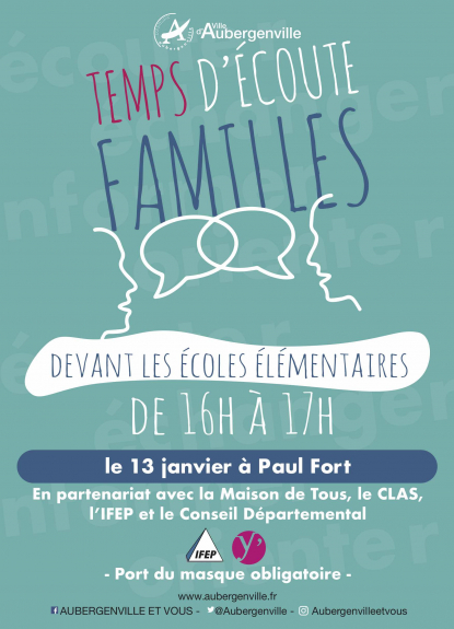 Temps d'écoute familles à Paul Fort