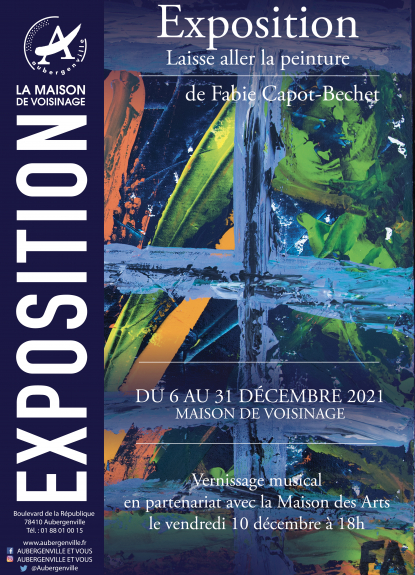 Exposition de peintures "Laisse aller la peinture"