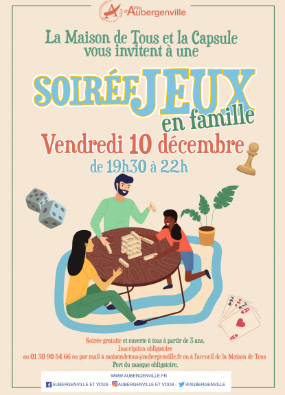 Soirée jeux en famille - décembre 2021 
