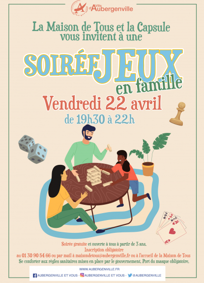 Soirée jeux en famille