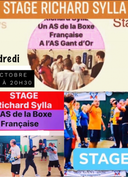 Stage à l'AS GANT D'OR avec Richard SYLLA 