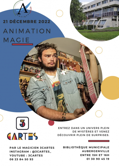 Animation magie à la bibliothèque 