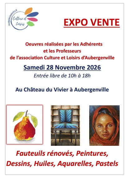 affiche expo vente