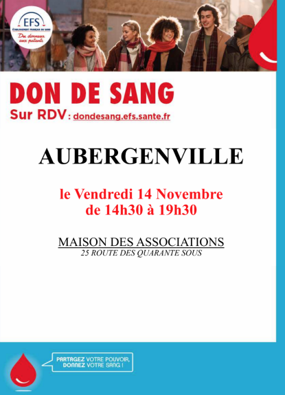 Don du sang nov 2025