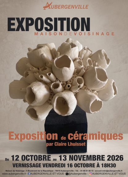 Exposition de céramiques par Claire Lhuisset