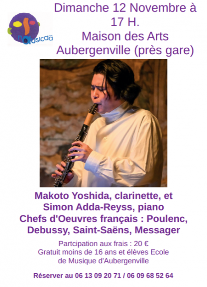 Concert Nausicaa Novembre 12