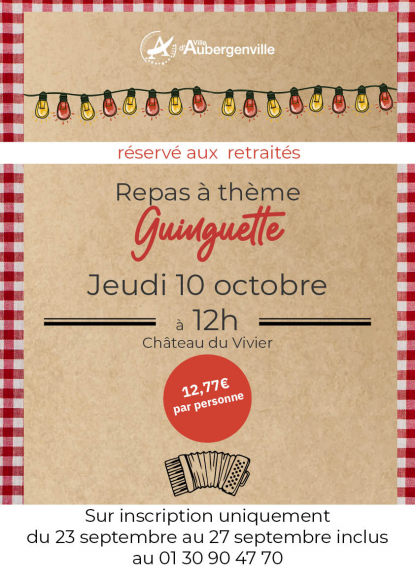 Repas guinguette