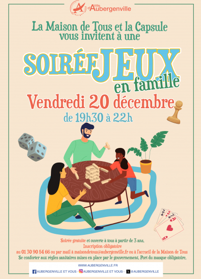 Soirée jeux en famille