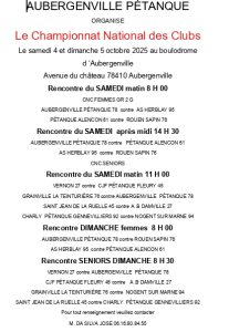 Auber petanque