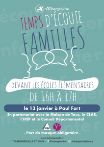 Temps d'écoute familles à Paul Fort