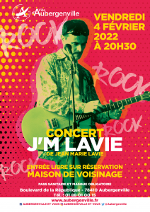 Concert : J'M LAVIE