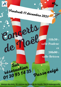 Concerts de Noël à la Maison des Arts 