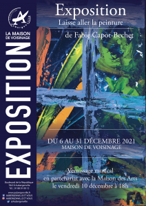 Exposition de peintures "Laisse aller la peinture"