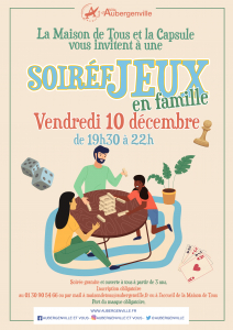 Soirée jeux en famille - décembre 2021 