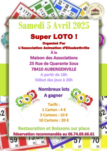 LOTO AVRIL 2025