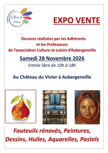 affiche expo vente