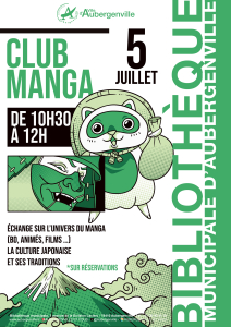 Club manga juillet 