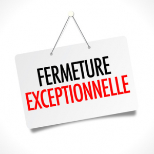 Fermeture exceptionnelle du service Urbanisme 