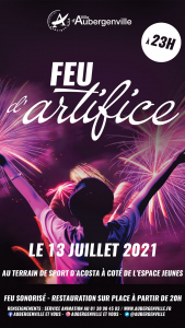 Affiche Feu d'artifice 2021 